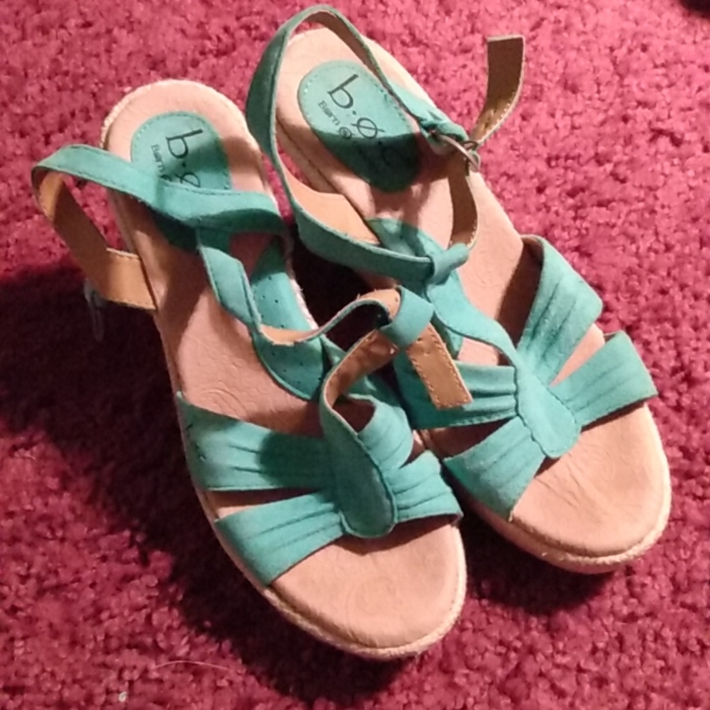 Like New BOC Born Concept Espadrille Leather Sandals